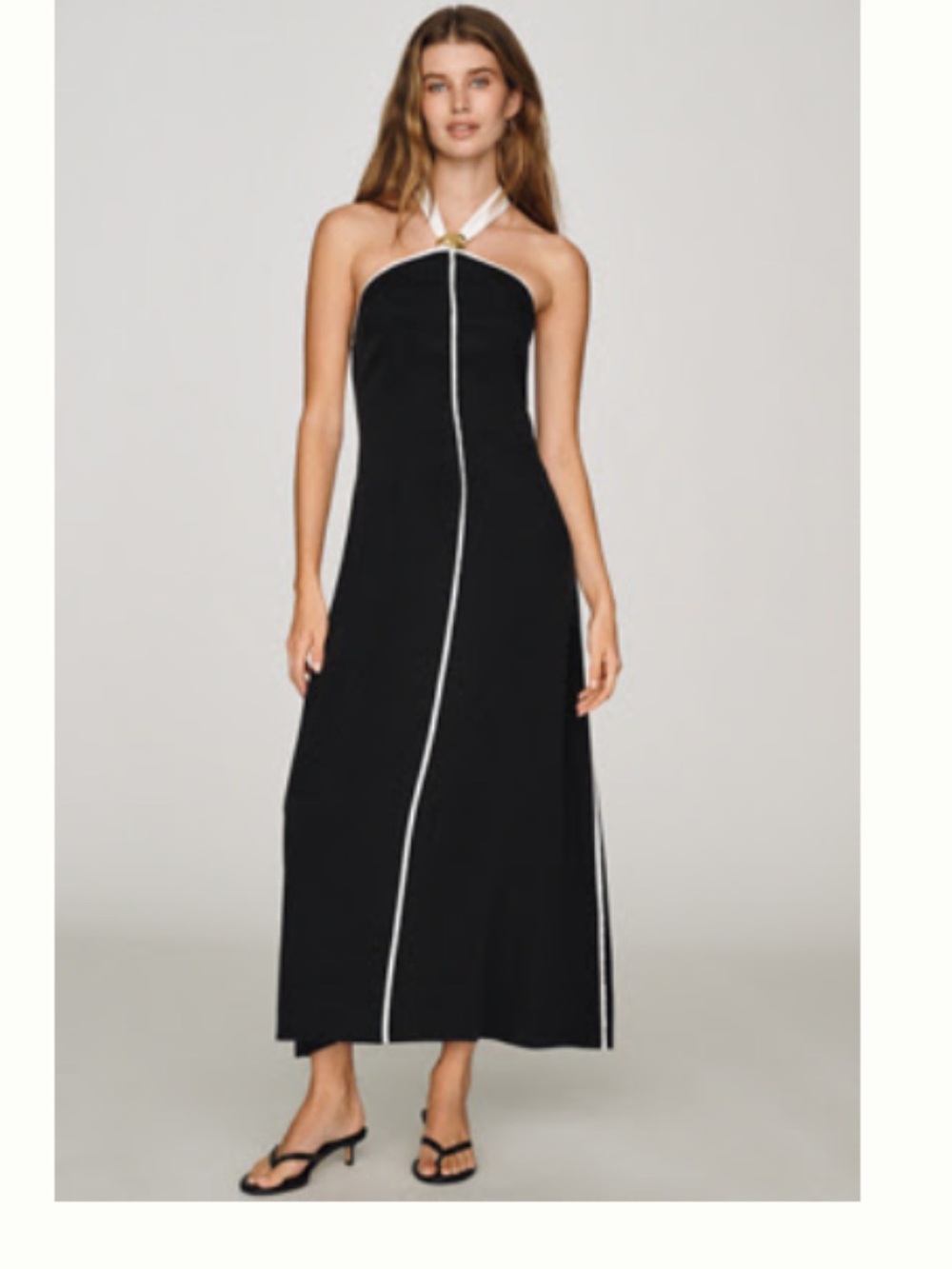 NWT Sancia Halter Maxi Dress